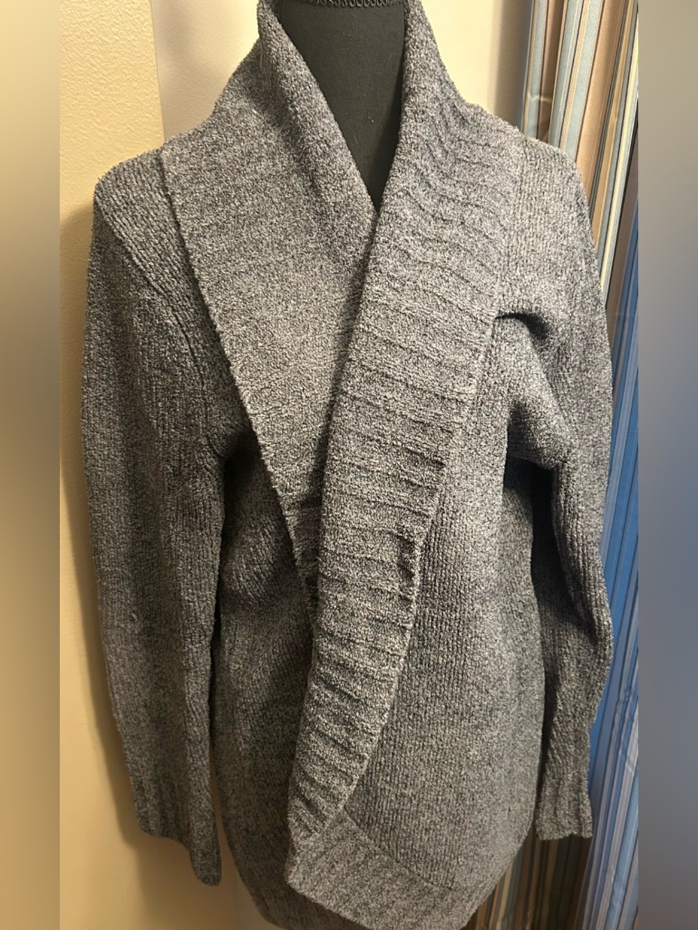 Merona Gray Textured Knit Cardigan